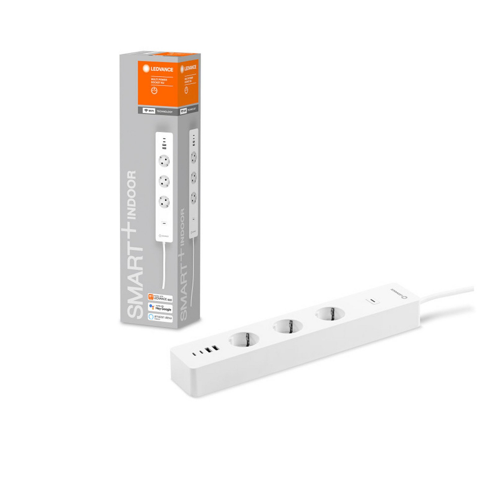 LEDVANCE SMART+ WiFi Multi Power Socket EU - modern - alb - Plastic
