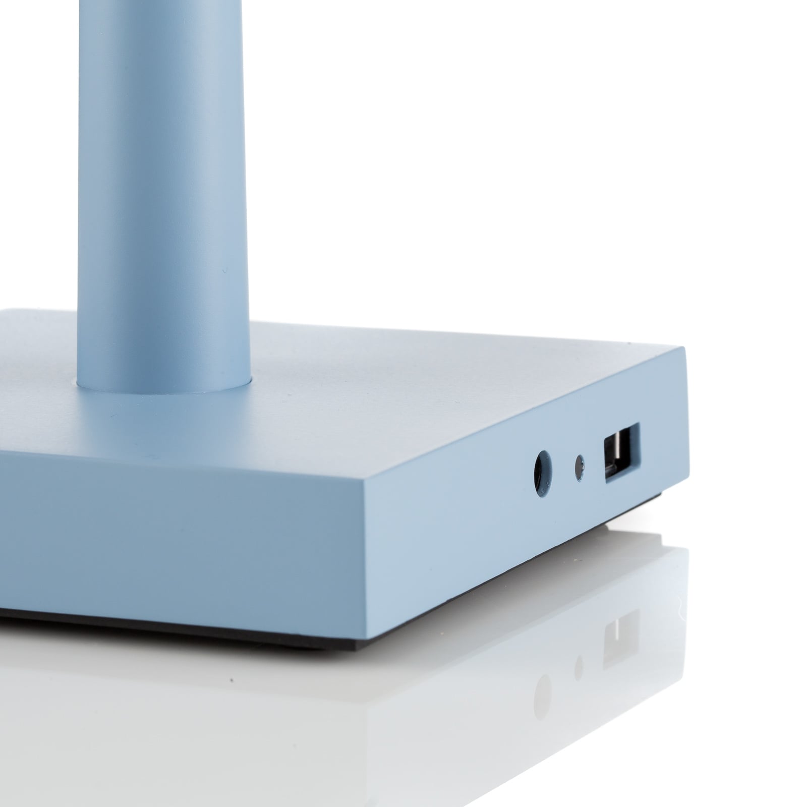 Dina+ Portable Tischleuchte Light Blue - Rotaliana