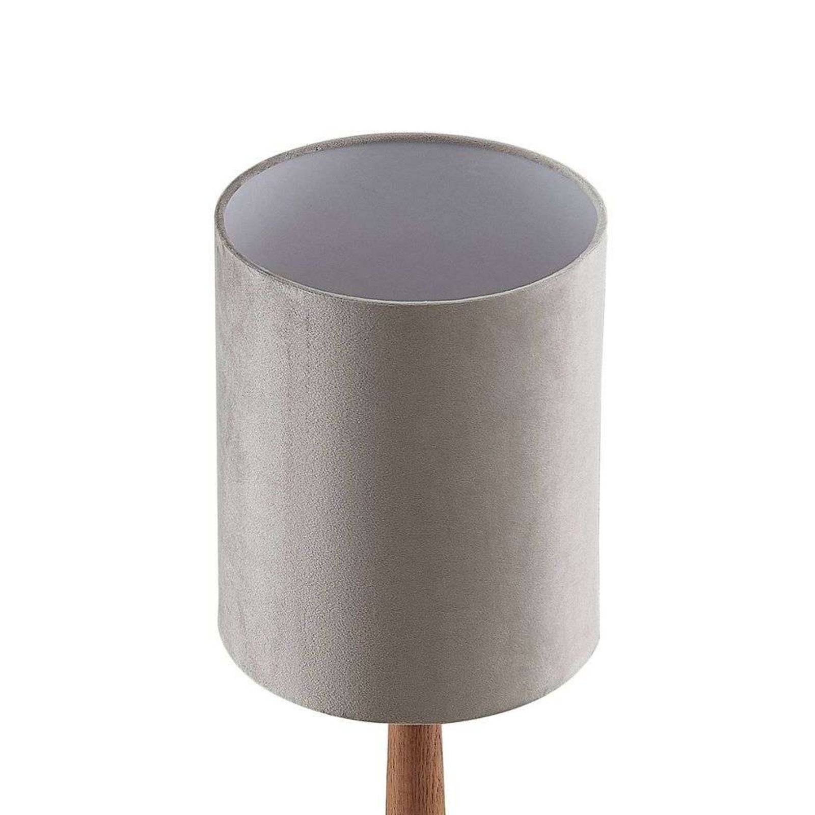 Heily Cylinder High Table Lamp Grey - Lucande