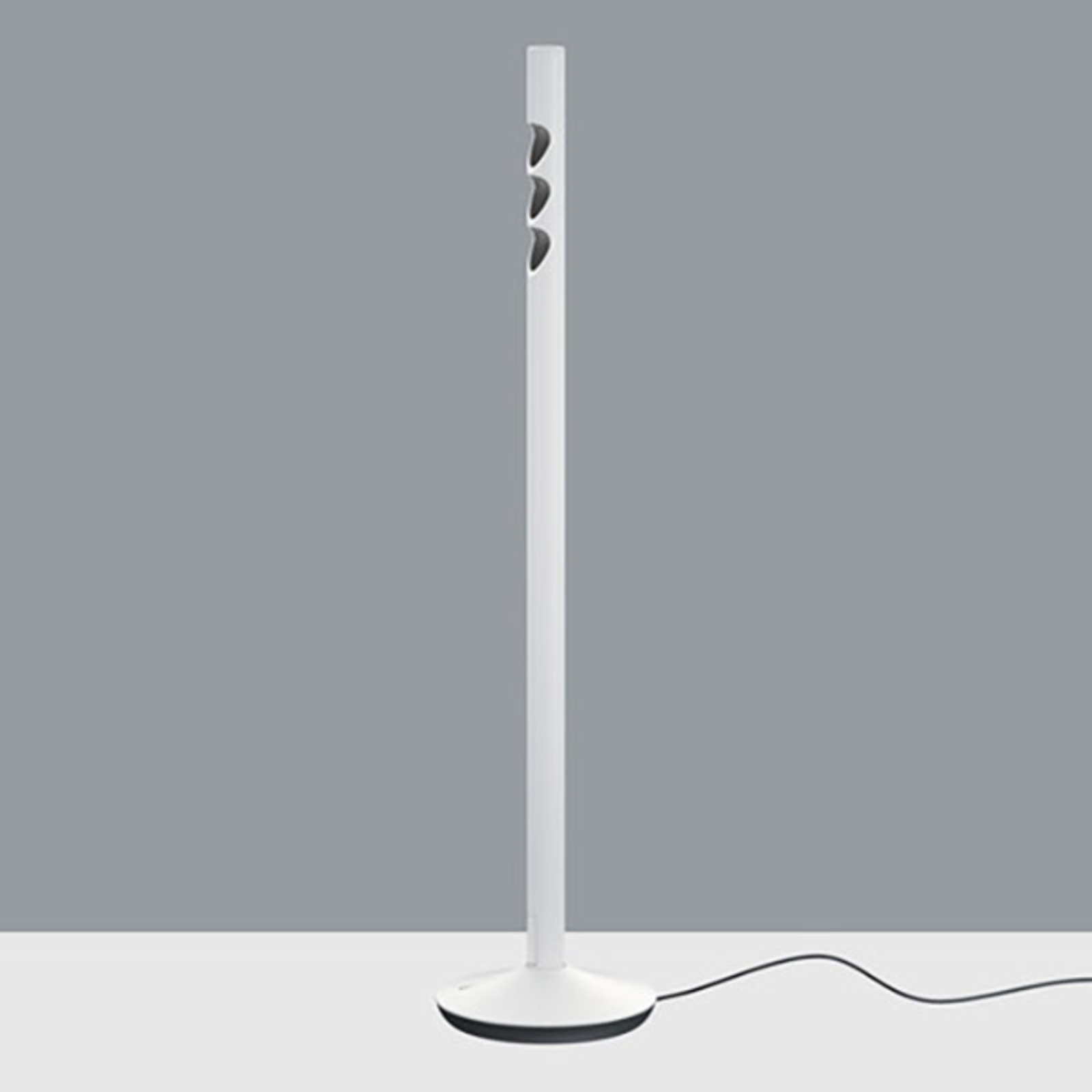 ERCO Lucy LED-bordlampe med fod, hvid 840