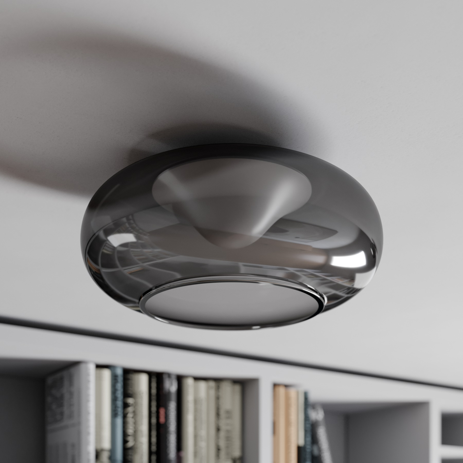 Mijo Plafondlamp Smoke/Chrome - Lucande