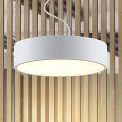 Arcchio LED rippvalgusti Noabelle, Ø 40 cm, valge, metall