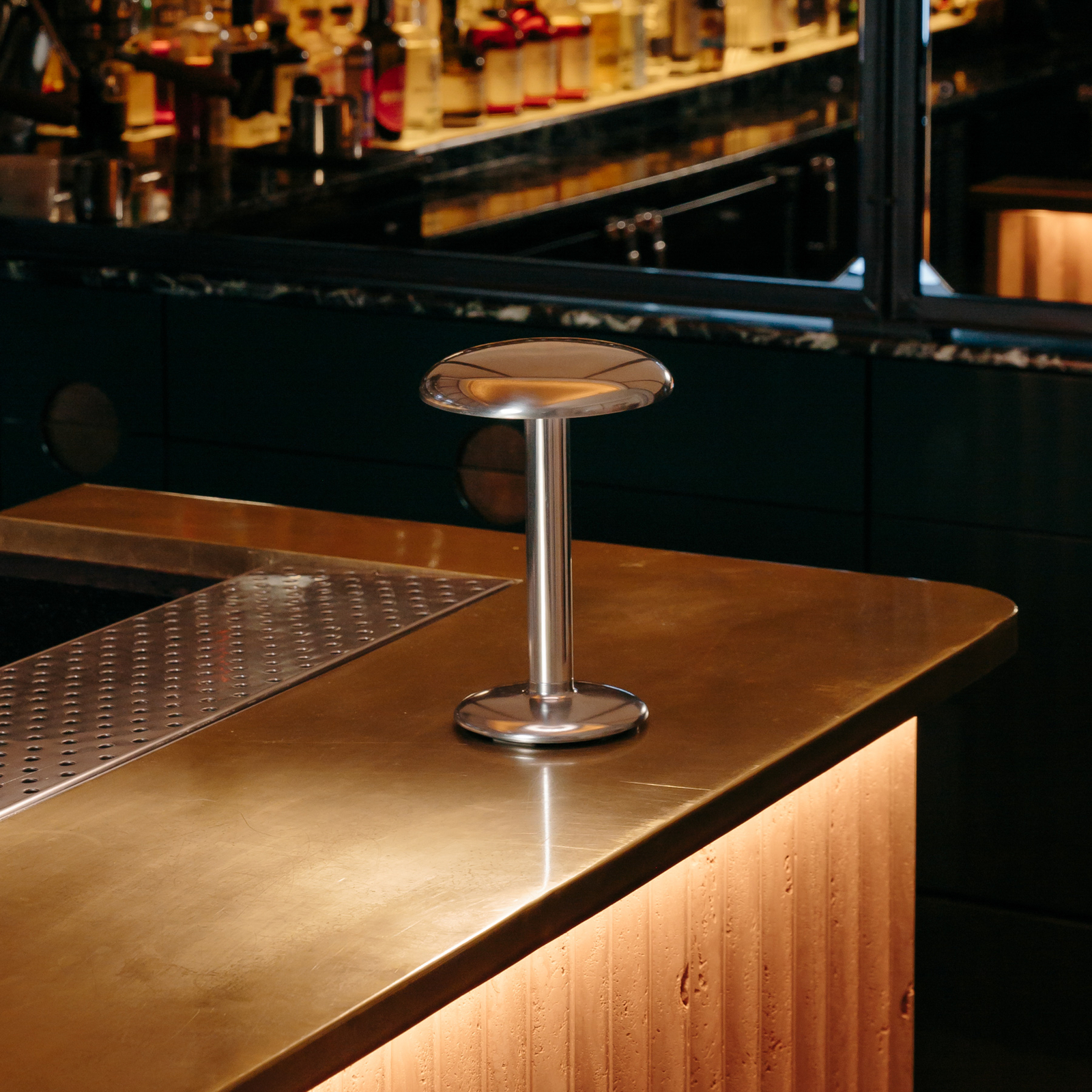 Gustave Portable Veioză Polished Silver - Flos