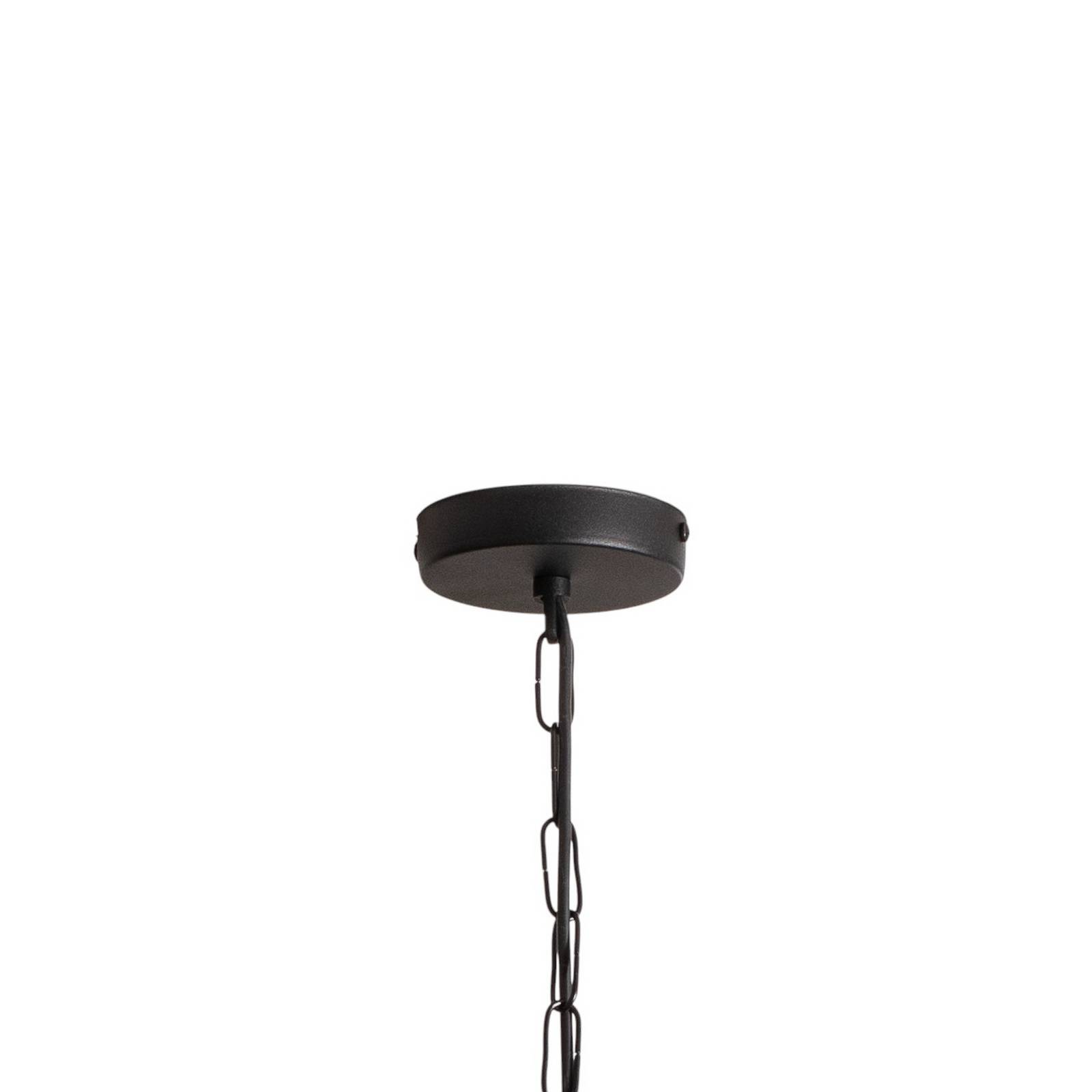 Lampa wisząca Orema, czarna, Ø 40 cm, metal, E27