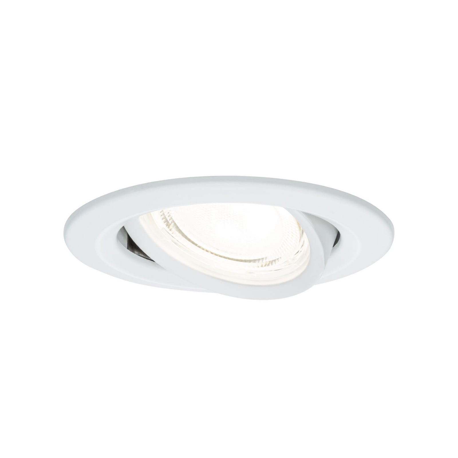 Paulmann LED Nova Coin, 3-delig, matwit, rond, draaibaar, 4.000 K