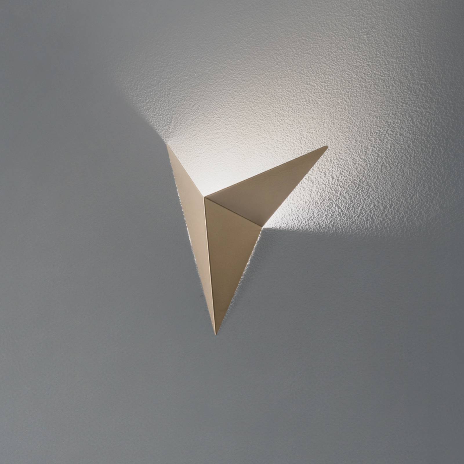 Wandleuchte Kus, goldfarben, Metall, Höhe 34 cm, G9 günstig online kaufen