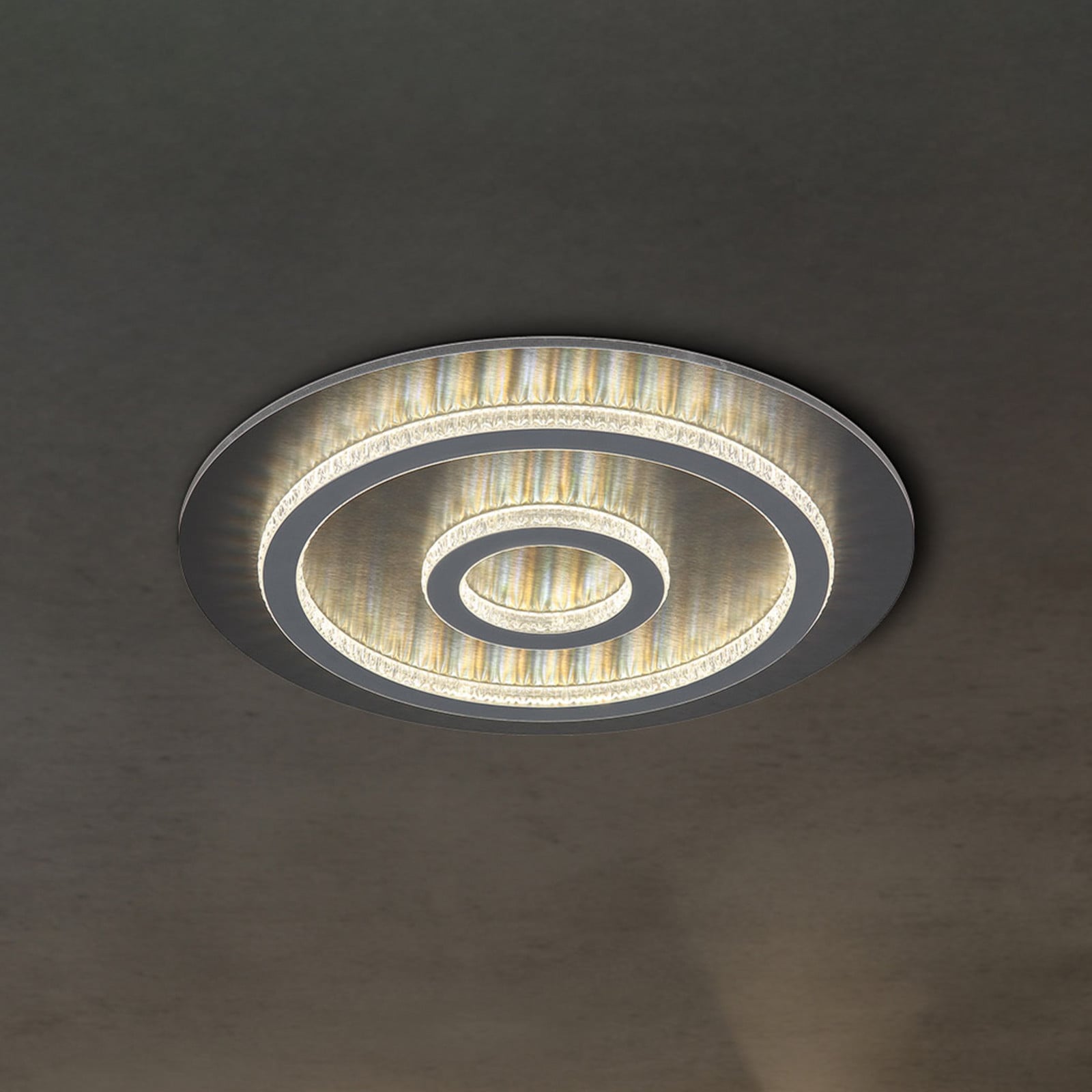 Globo Plafonieră LED Jayden negru/antracit CCT dimabil - Camera de zi / sufragerie - negru antracit transparent - Metal