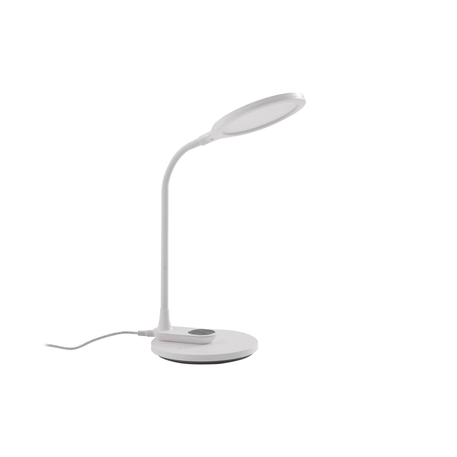 Lindby LED-Tischleuchte Valtaria, weiß, CCT, dimmbar