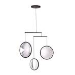 Focus 3 Lustră Pendul Black - DCW