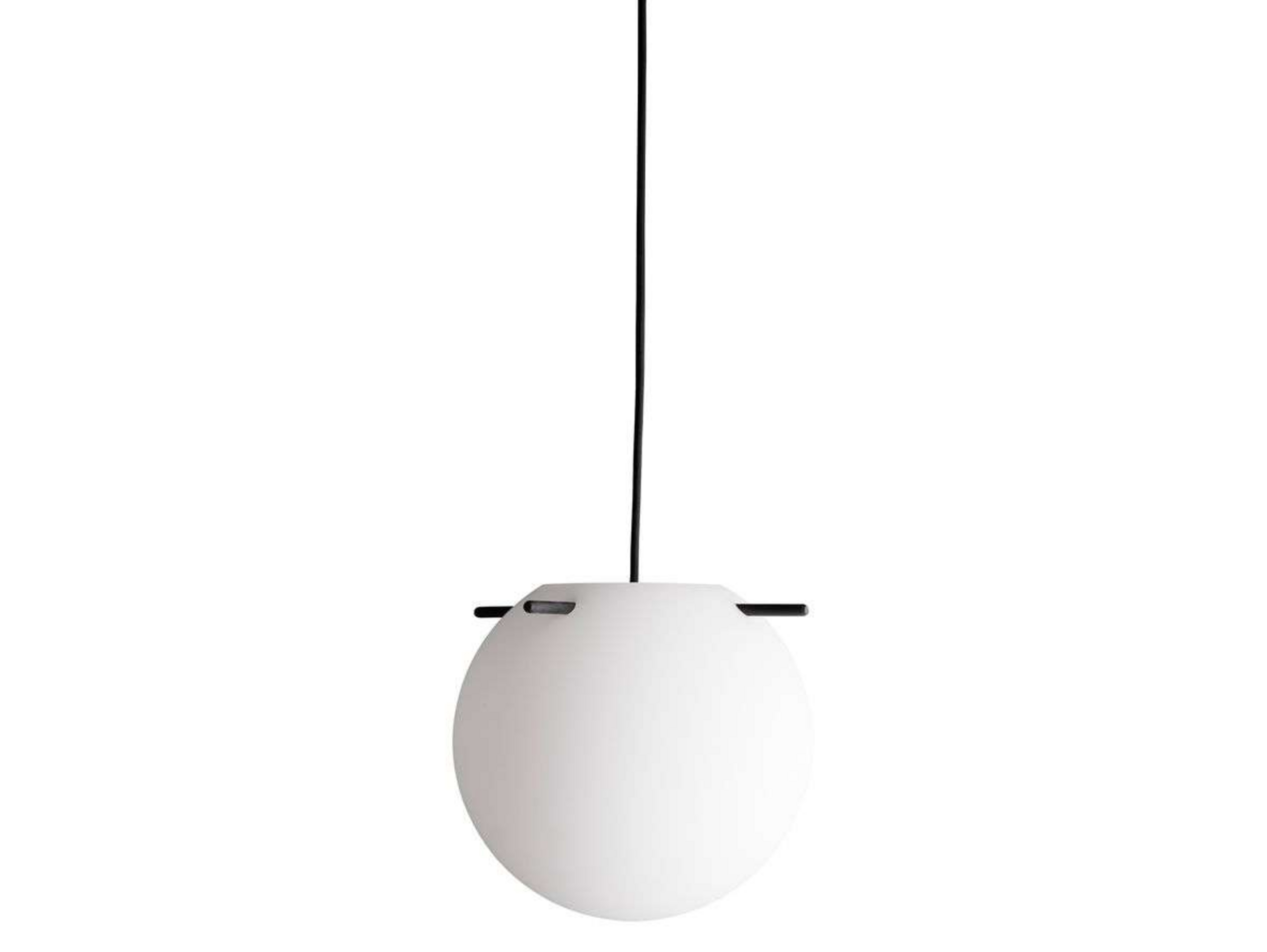 Koi Riippuvalaisin Ø25 Opal White/Black - Frandsen