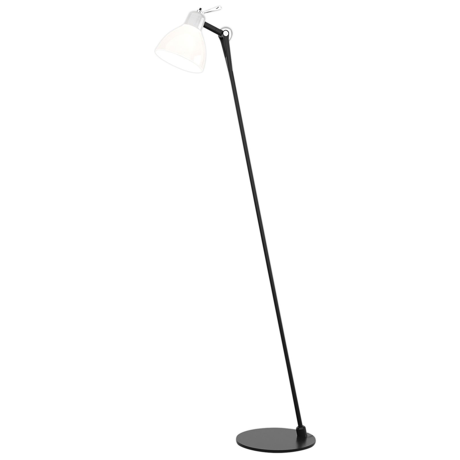 Luxy Glam F0 Podna lampa Crna/Glossy Bijela - Rotaliana