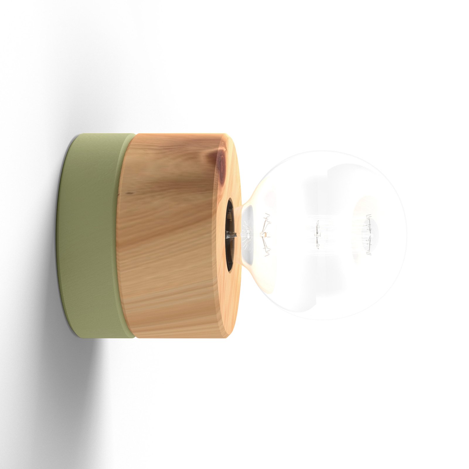 ALMUT 0239 wall light, vegan, Swiss stone pine