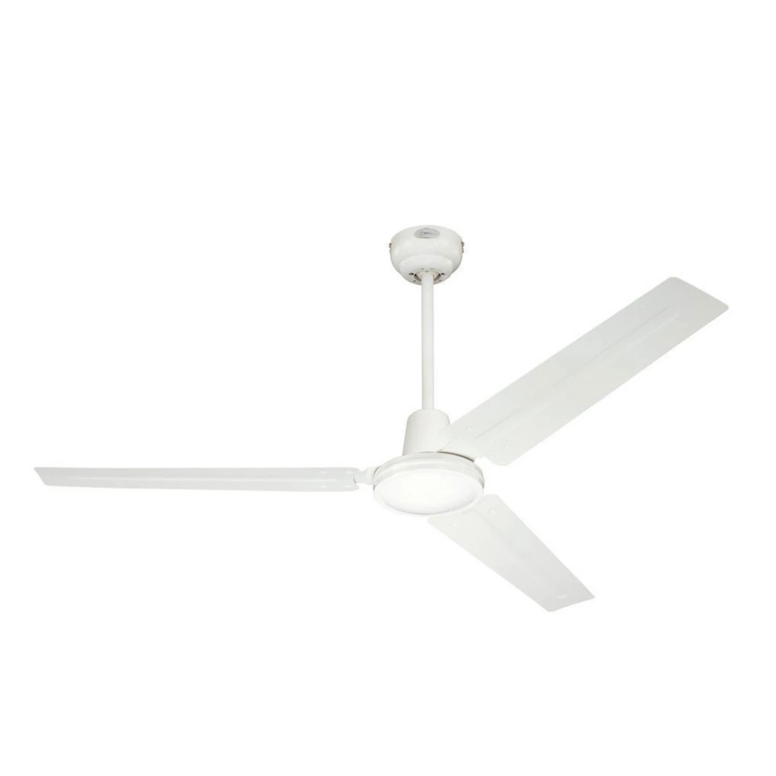 Ventilateur de plafond Westinghouse Industrial, blanc, silencieux, Ø 142 cm