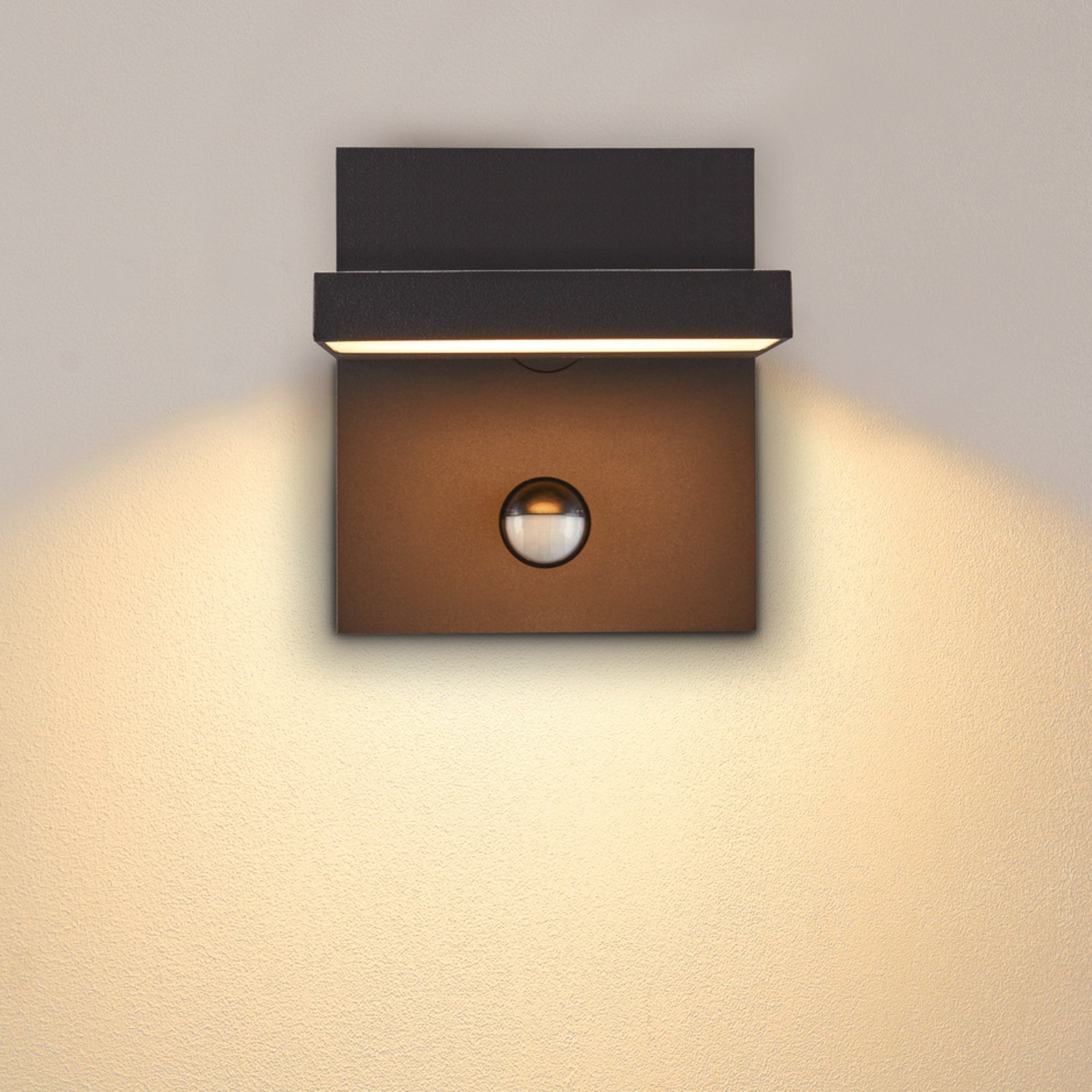Abridor Na zewnątrz Lampa Ścienna w/Sensor IP55 Anthracite - SLV