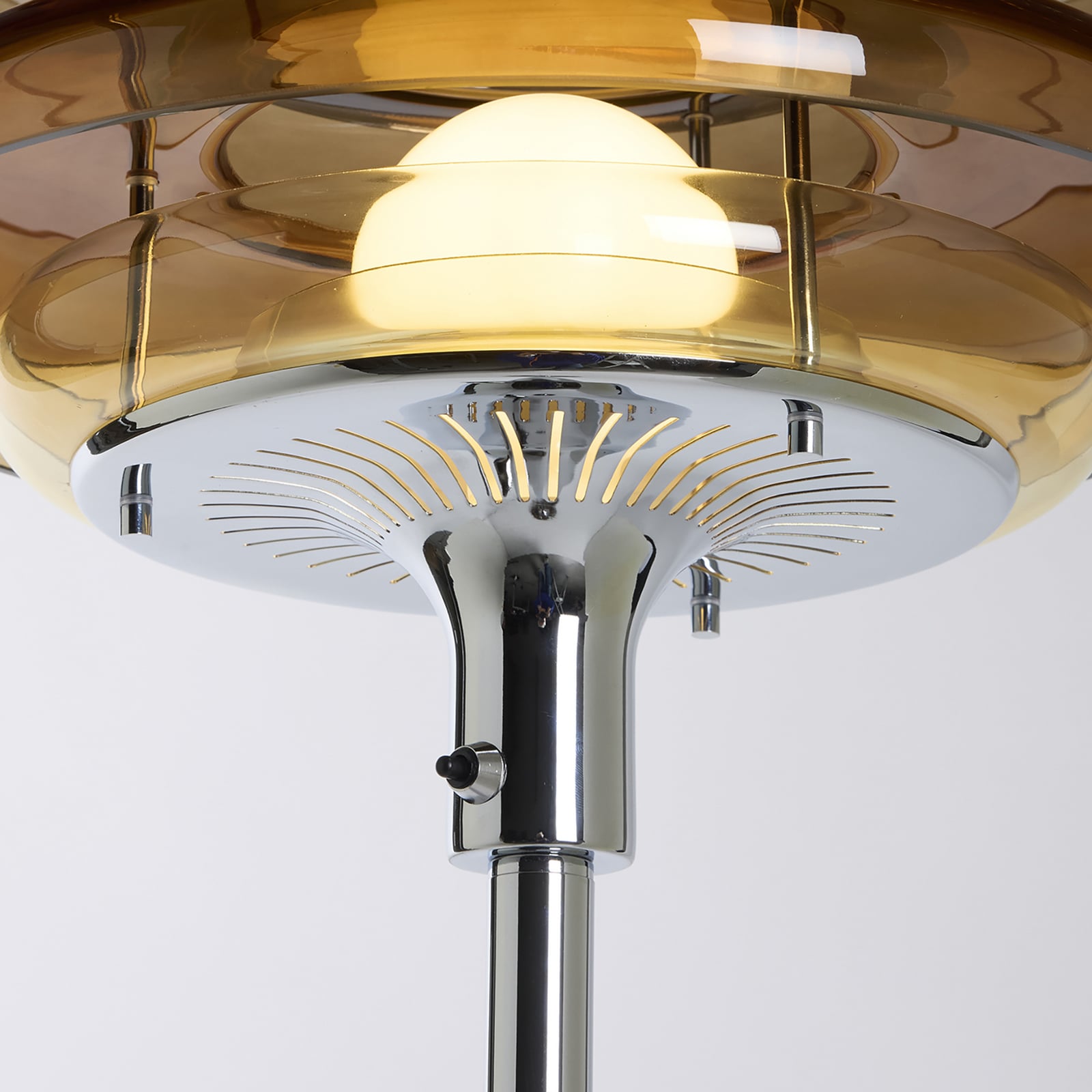 MARKET SET Lattiavalaisin Sunset, meripihka, lasi, E27