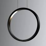 Cini&Nils Assolo - czarna lampa wisząca LED 43 cm