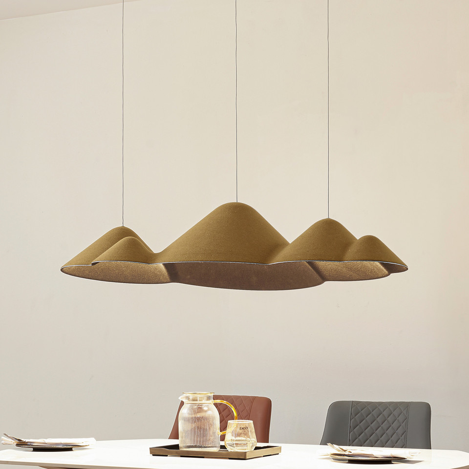 Lucande Beutlin LED Taklampa Dim., grön från Lucande