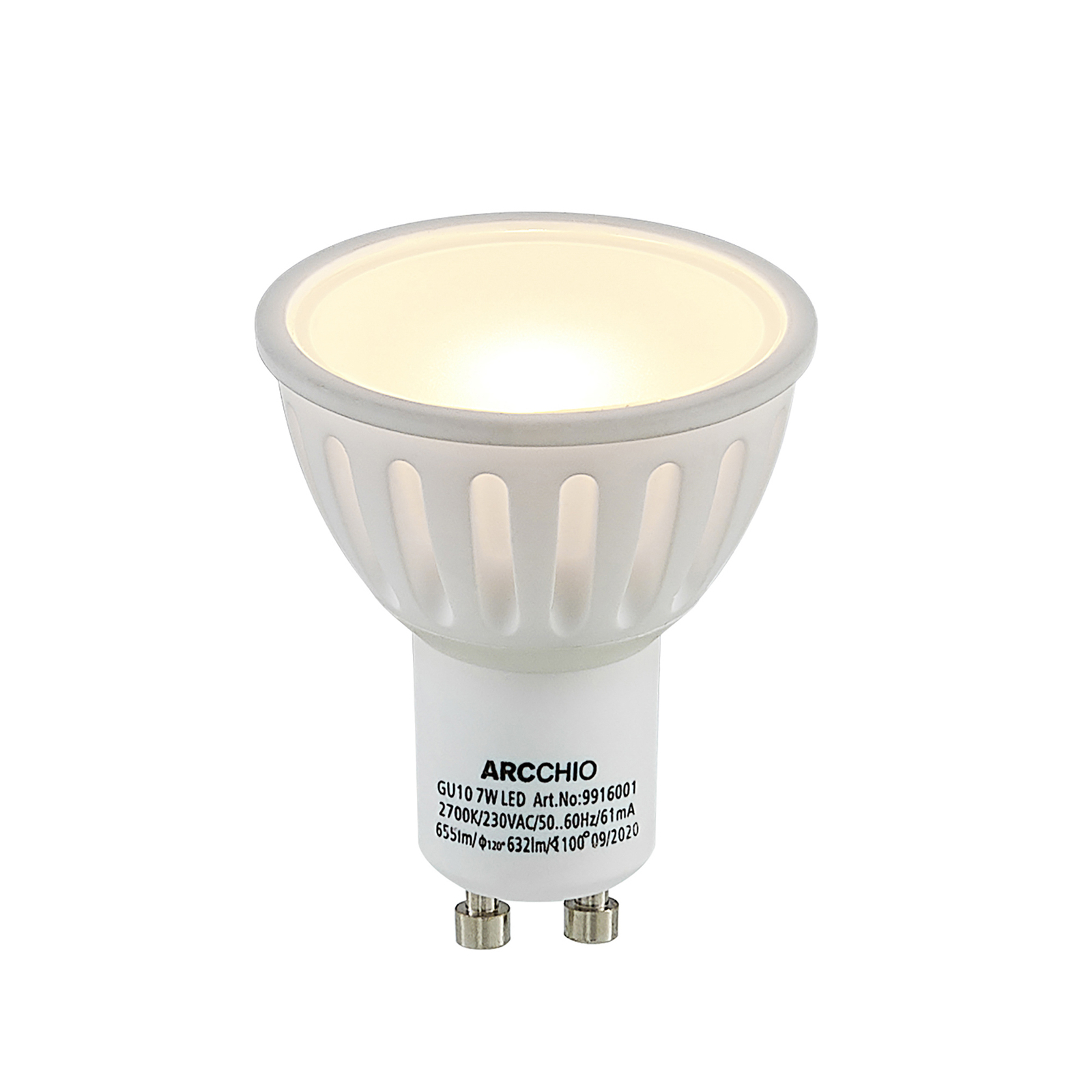Arcchio reflectora LED GU10 100° 5W 3.000K 3 ud