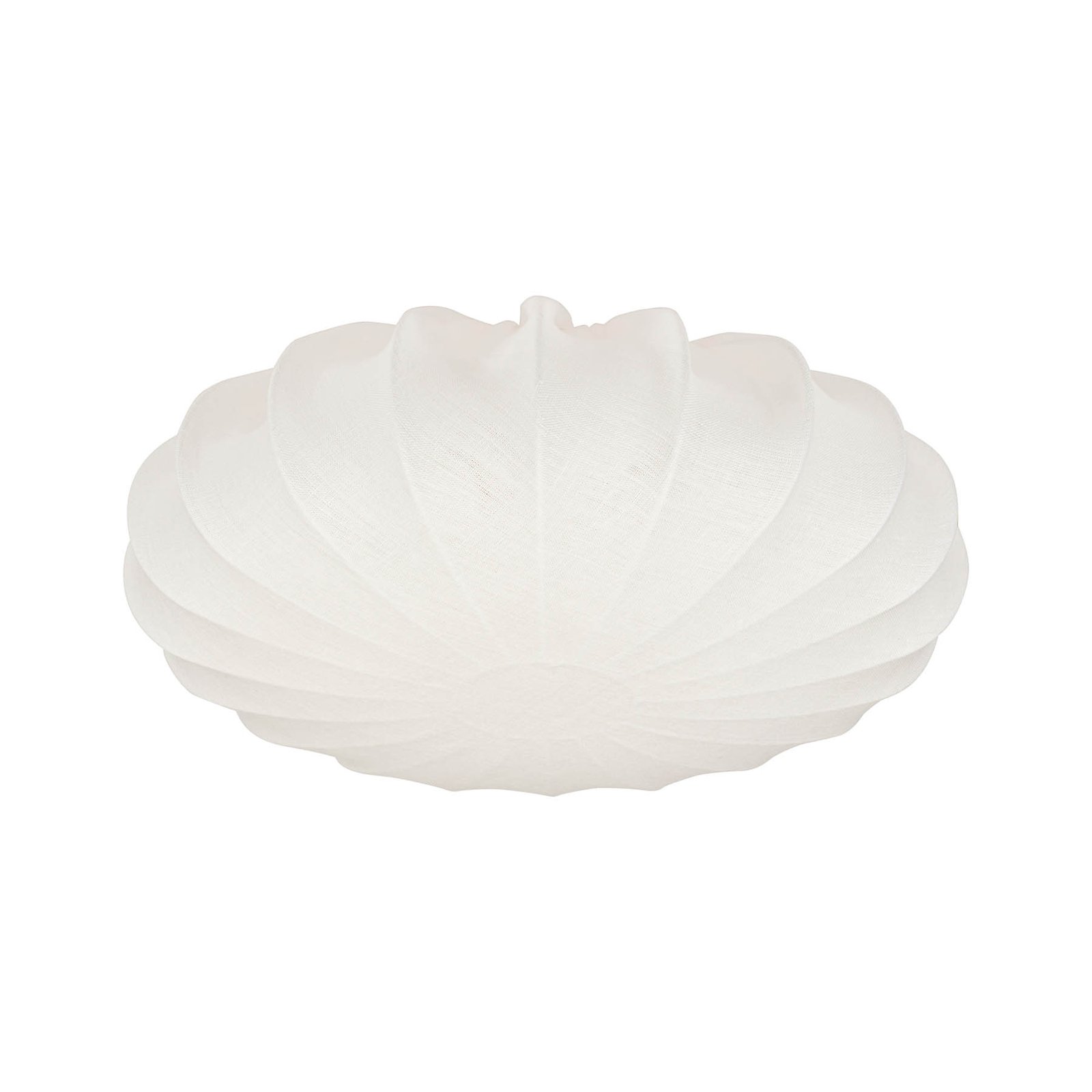 PR Home plafondlamp Plafond, linnen textiel, Ø 42 cm, wit