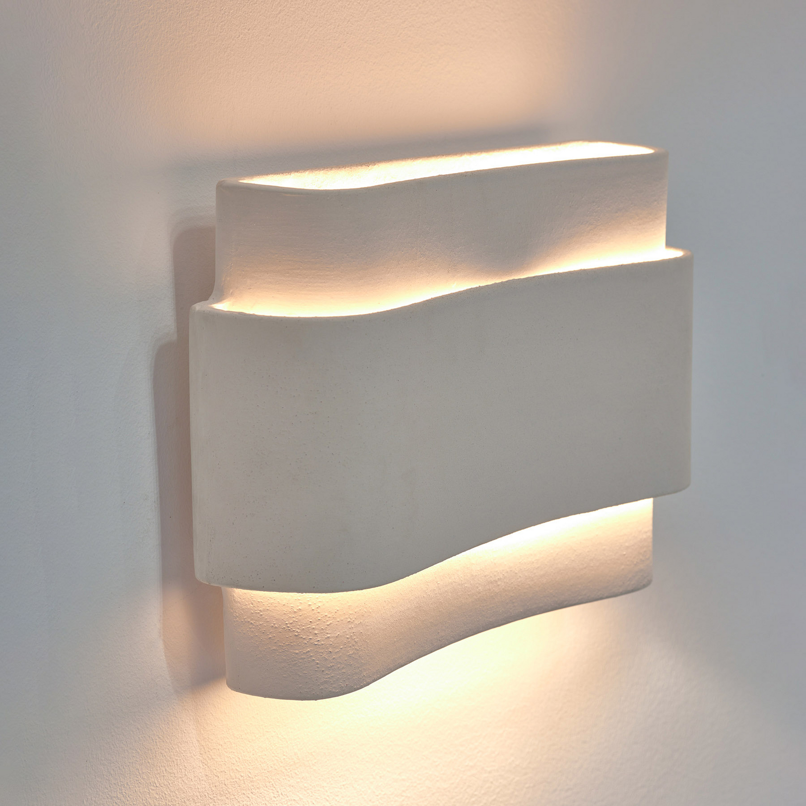 BEIGE LOUIS 02 væglampe, op/ned, stentøj, E14 – Serax