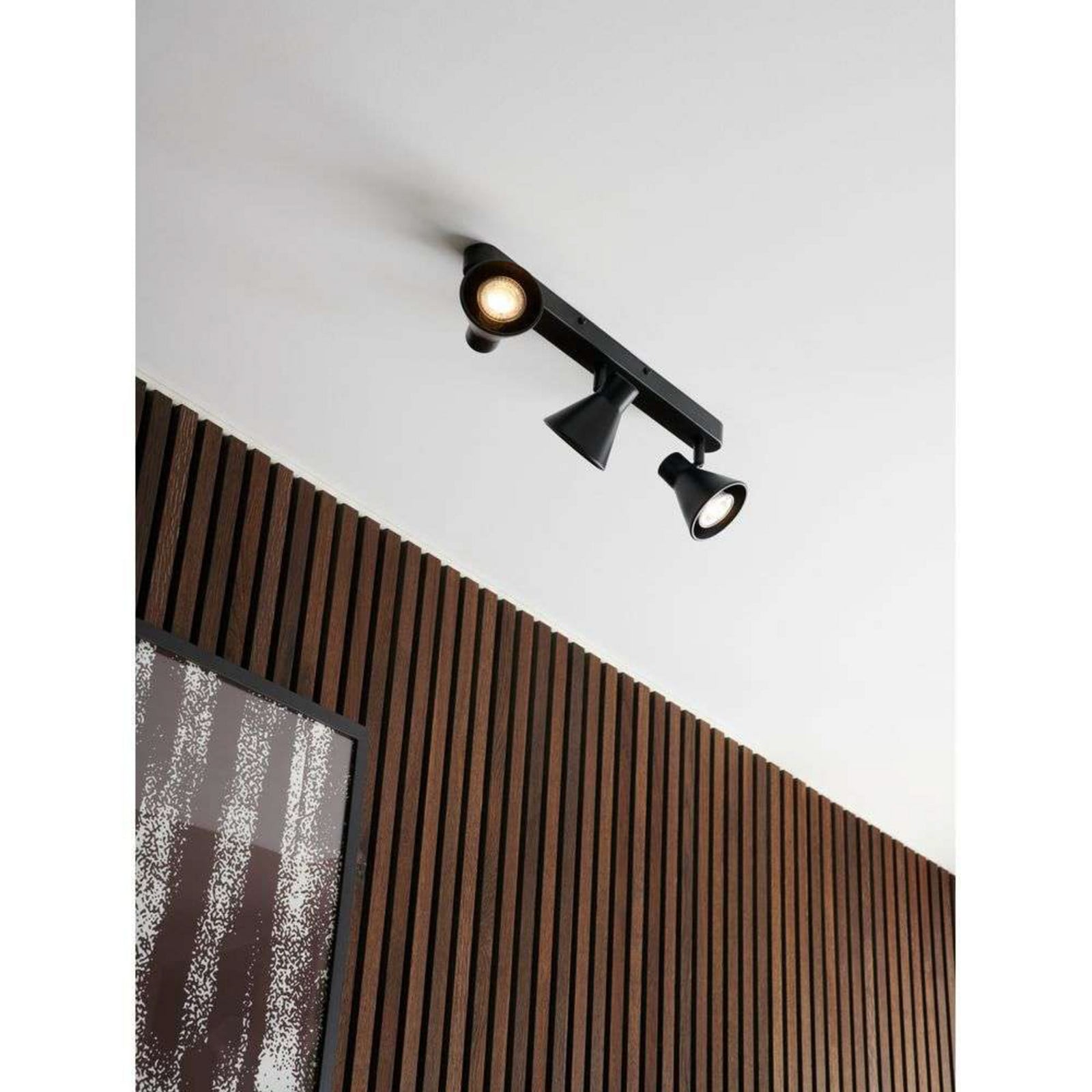 Eik 3 Plafond Black Nordlux - Metall