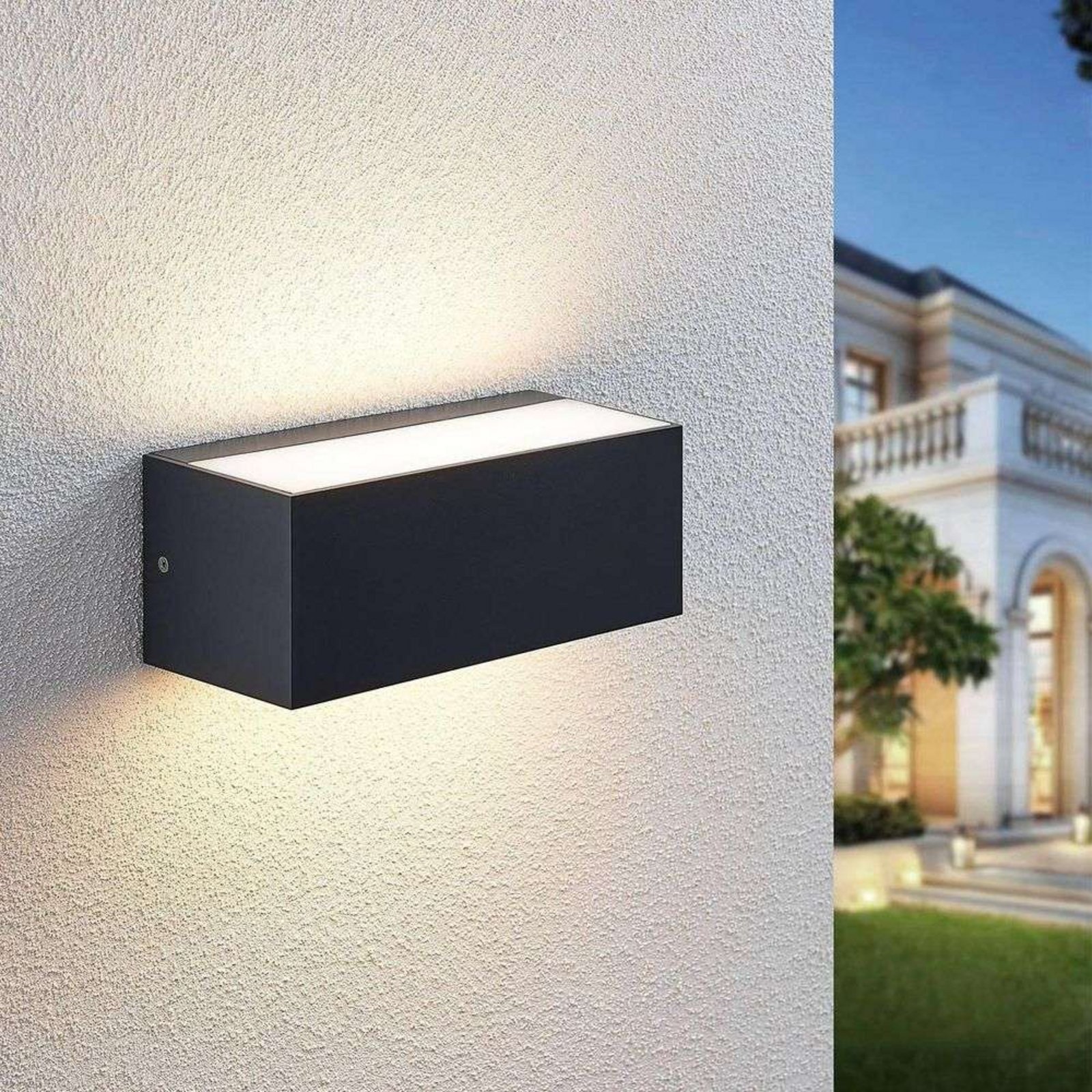 Nienke LED Ulko Seinävalaisin IP65 L23 Dark Grey - Lindby