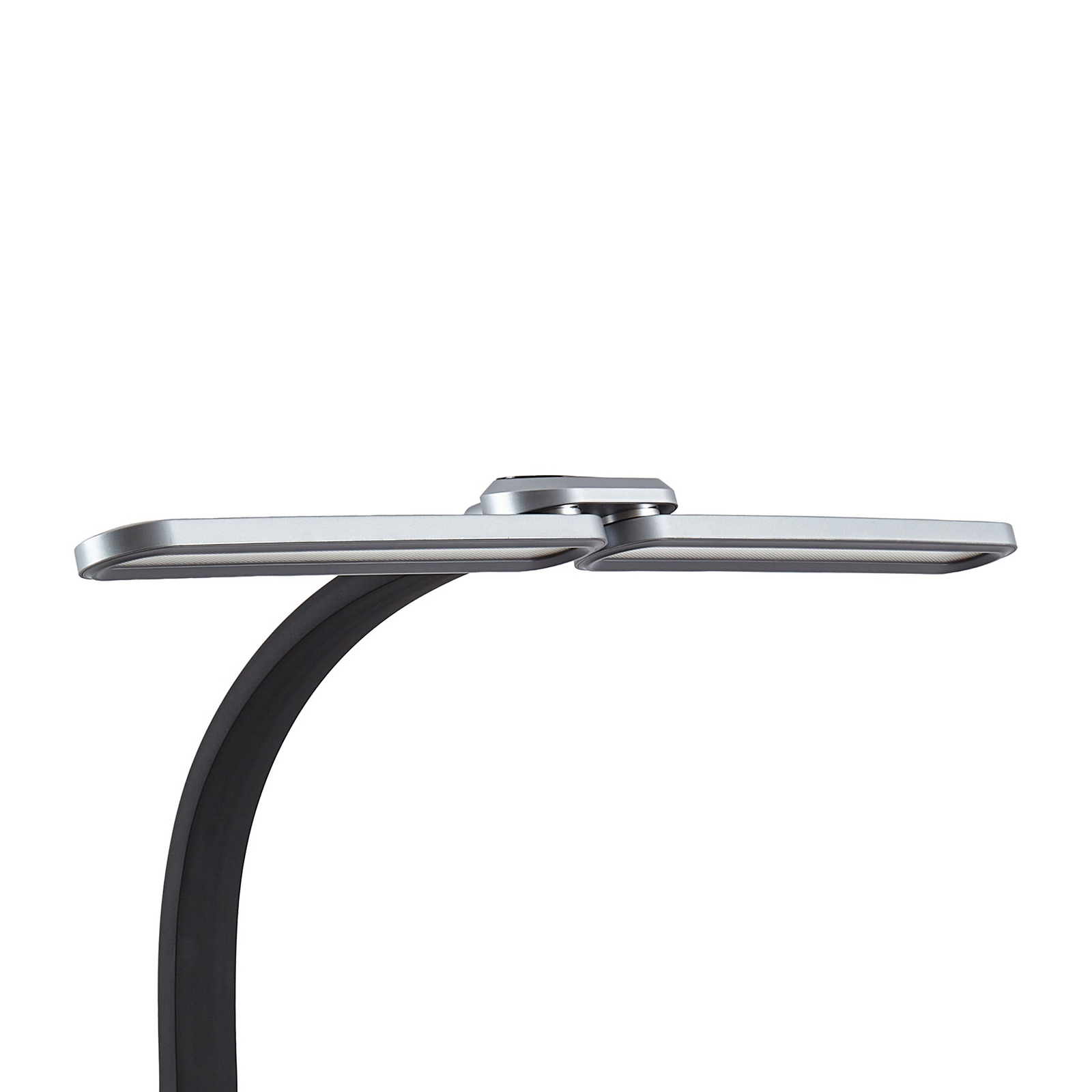 Candeeiro de secretária LED Fynnon, GRAU, 80 cm, CCT, regulável, alumínio -