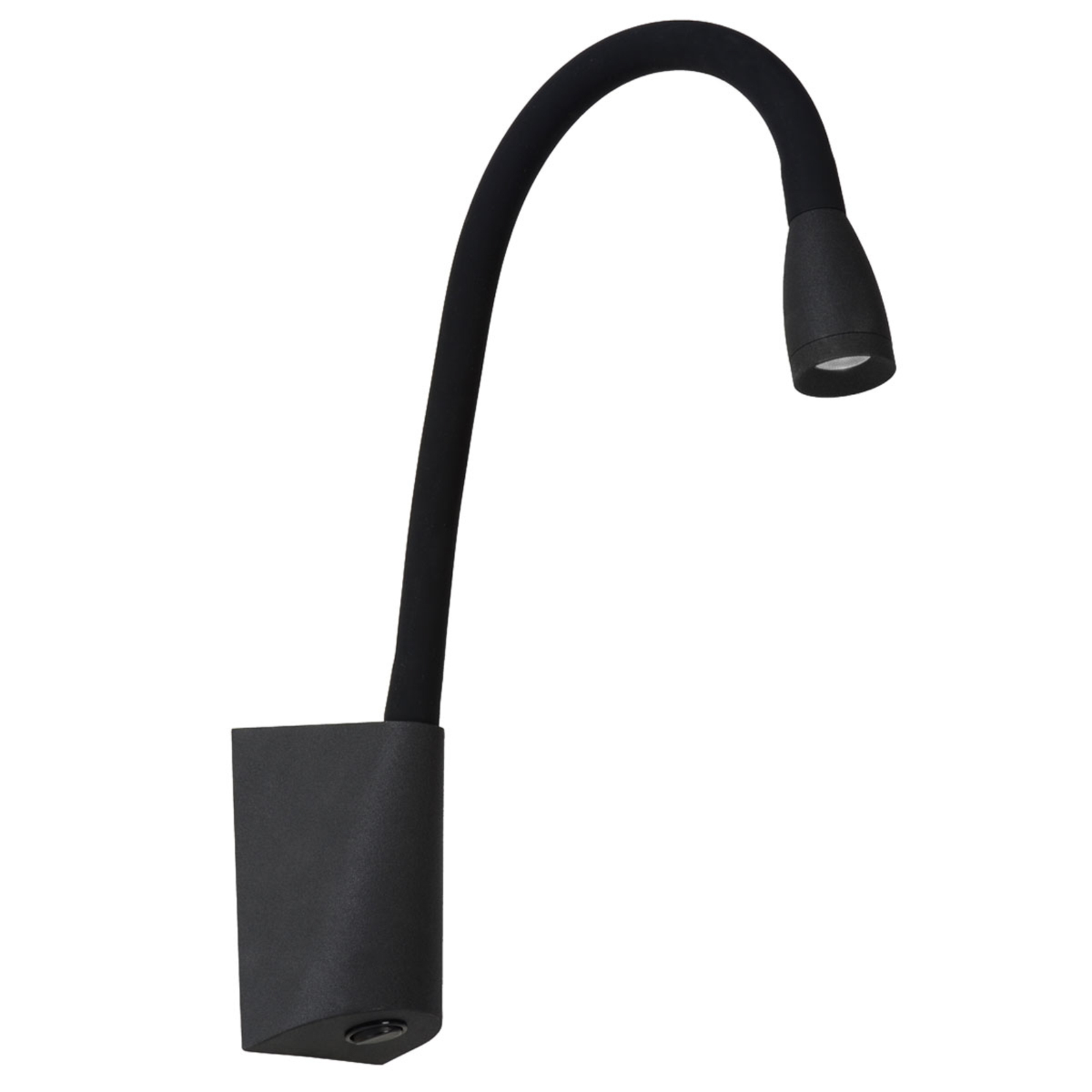 Galen bendable LED wall light in black