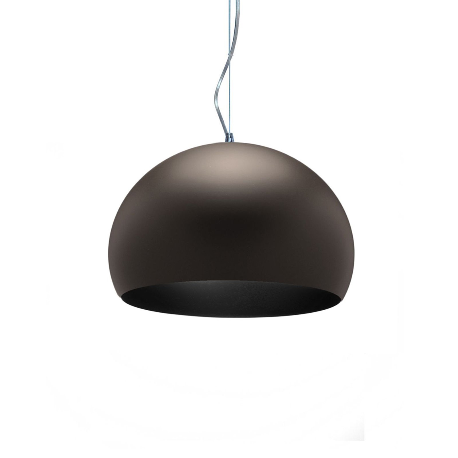 Kartell Small FL/Y LED hanging light matt brown