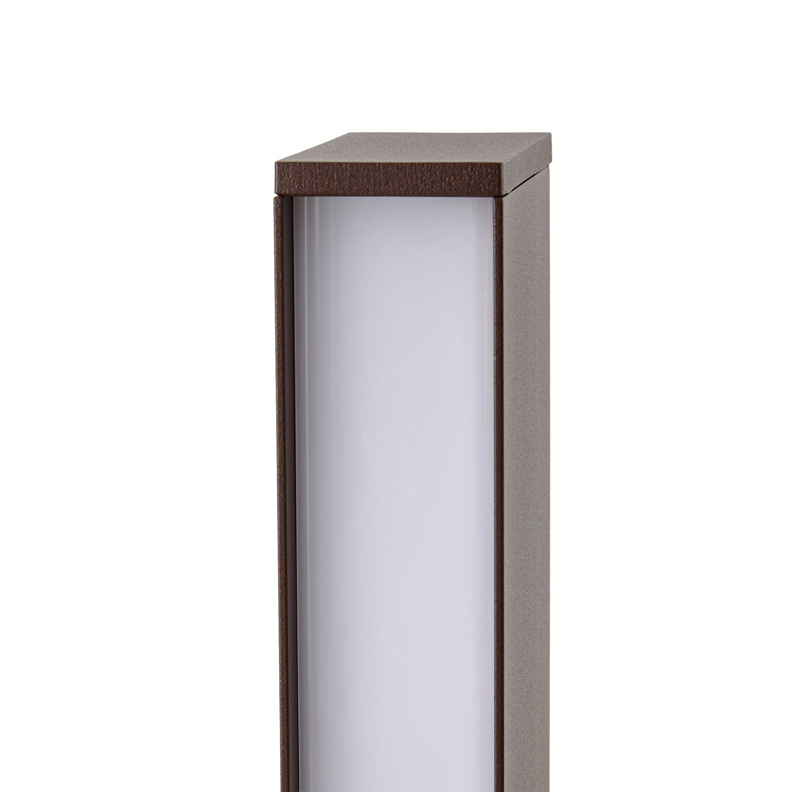 Lucande LED ceļa apgaismojums „Lirka“, augstums 60 cm, rūsas krāsā, IP65 Lucande LED ceļa apgaismojums „Lirka“, augstums 60 cm, rūsas krāsā, IP65