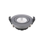 Wpuszczany spot sufitowy LED Diled, Ø 8,5 cm, 6 W, 3000 K, antracytowy