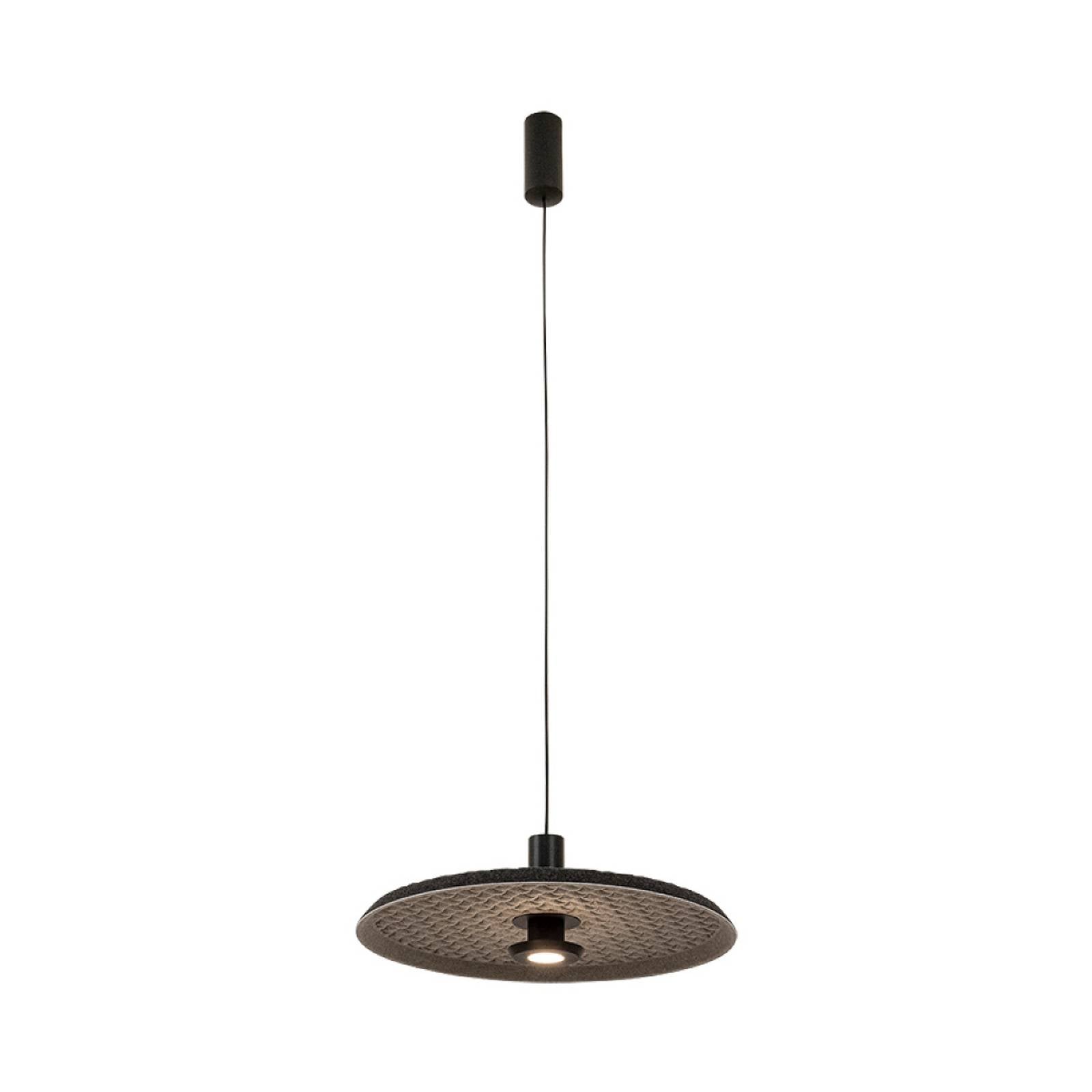 LED-Hängeleuchte 25176, grau/schwarz, Ø 45 cm, Metall