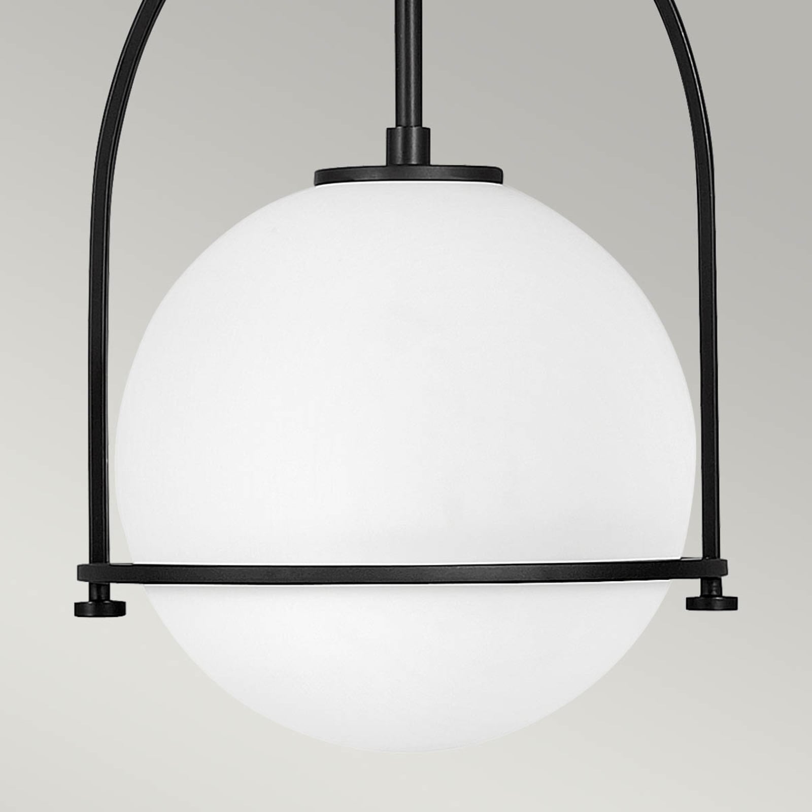 Somerset hængelampe, sort, 29 cm, 1 lyskilde – Quintiesse