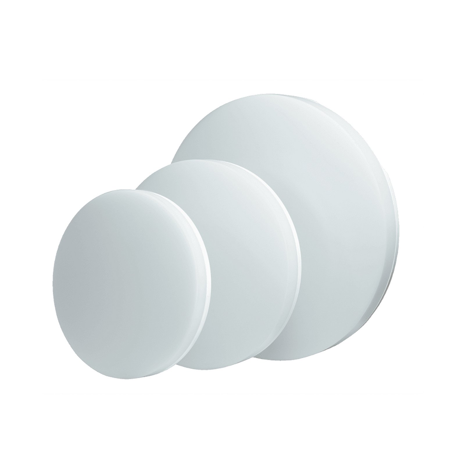 DOTLUX LED laevalgusti SURFACE, Ø 30 cm, valge, PC, CCT, IP54