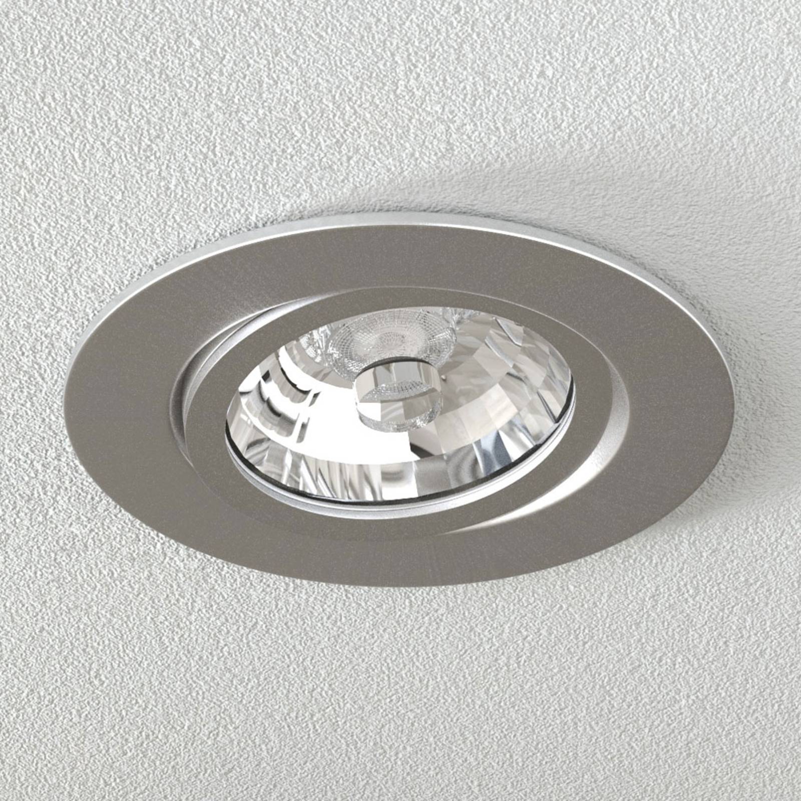 Oprawa wpusz LED Rico 6,5 W, stal-szczot