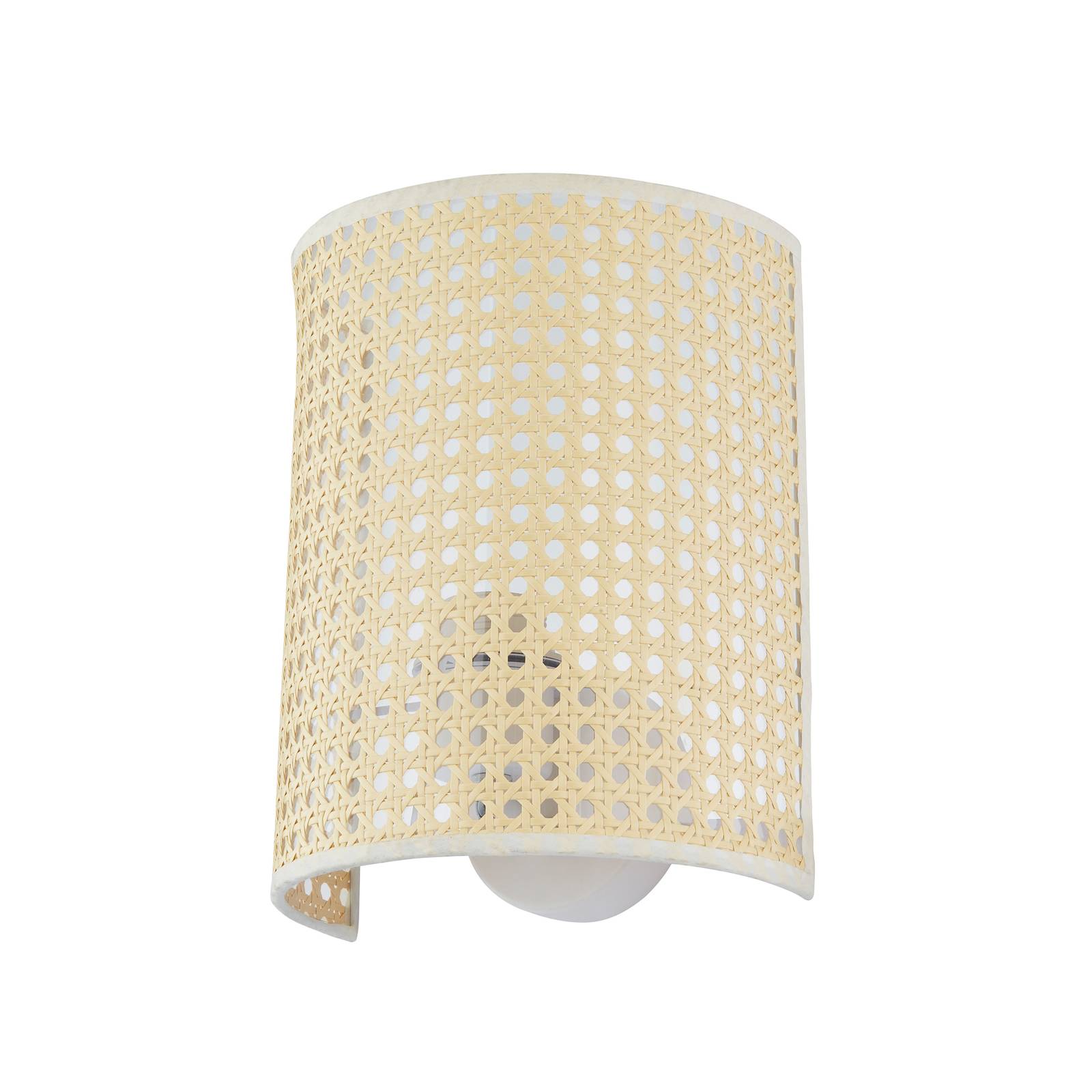 Lindby Wandleuchte Lautaro, Bambus, 25 cm hoch, E27