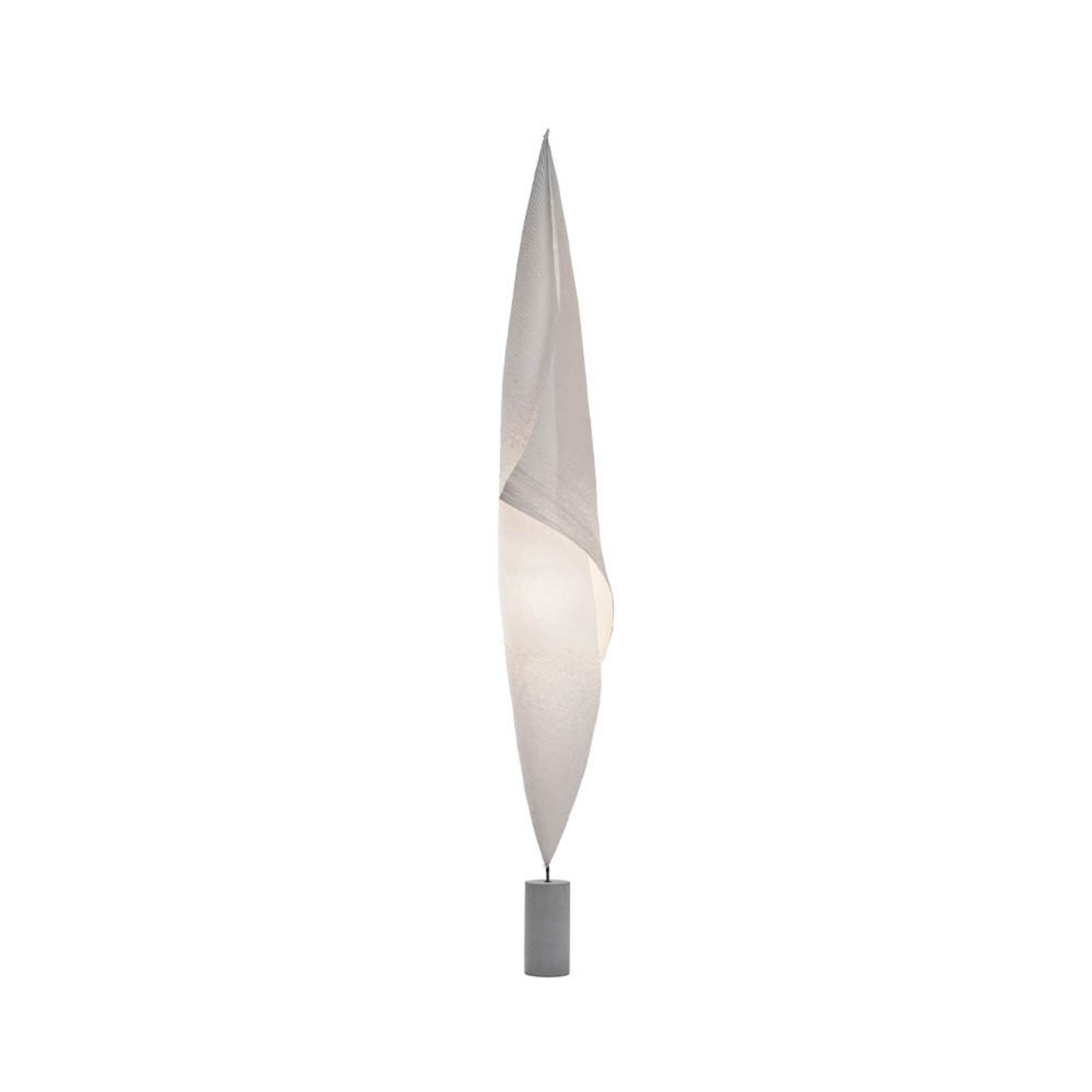 Wo-Tum-Bu 1 Gulvlampe Natural White/Gray - Ingo Maurer