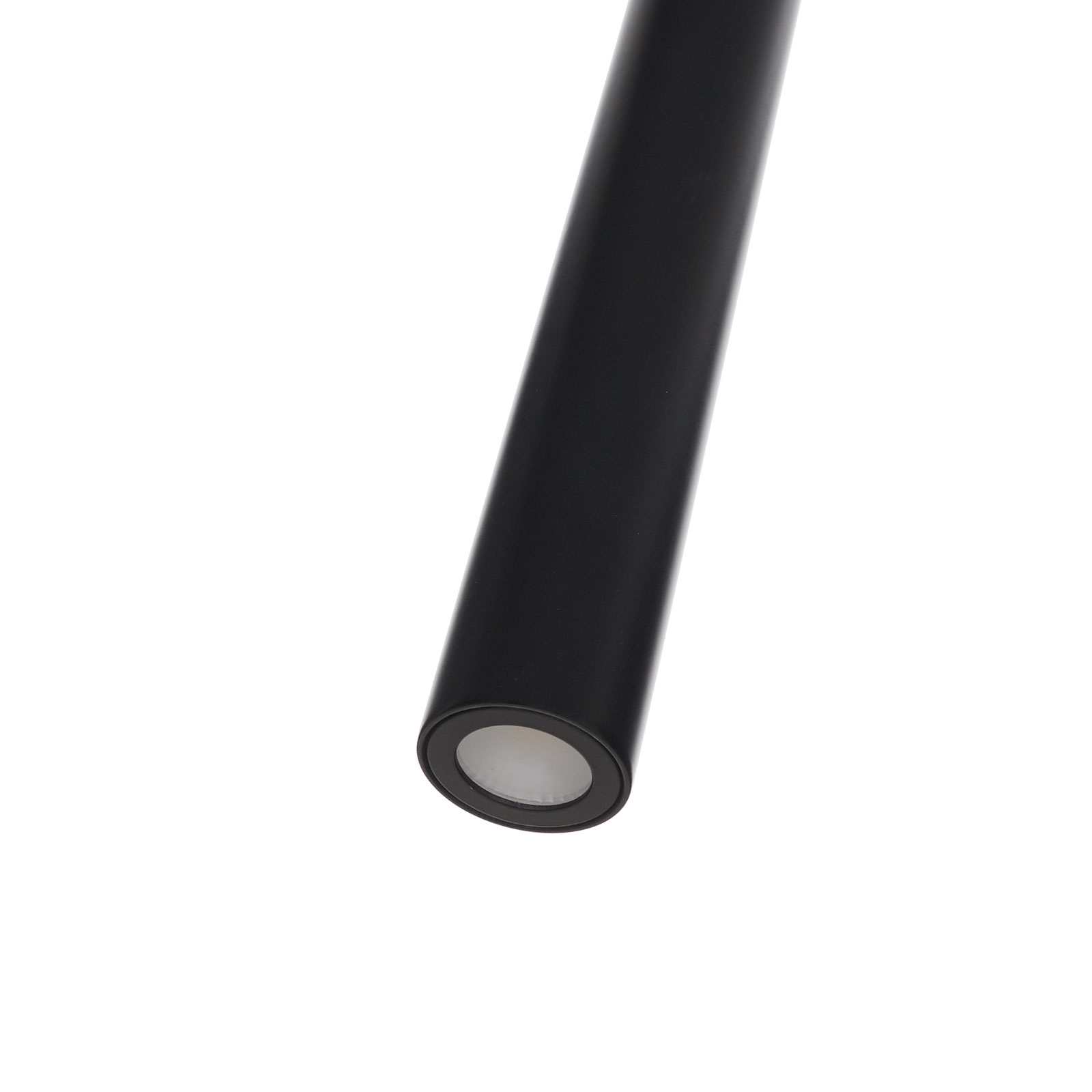 Bendis - tenké závesné svietidlo LED v čiernej farbe