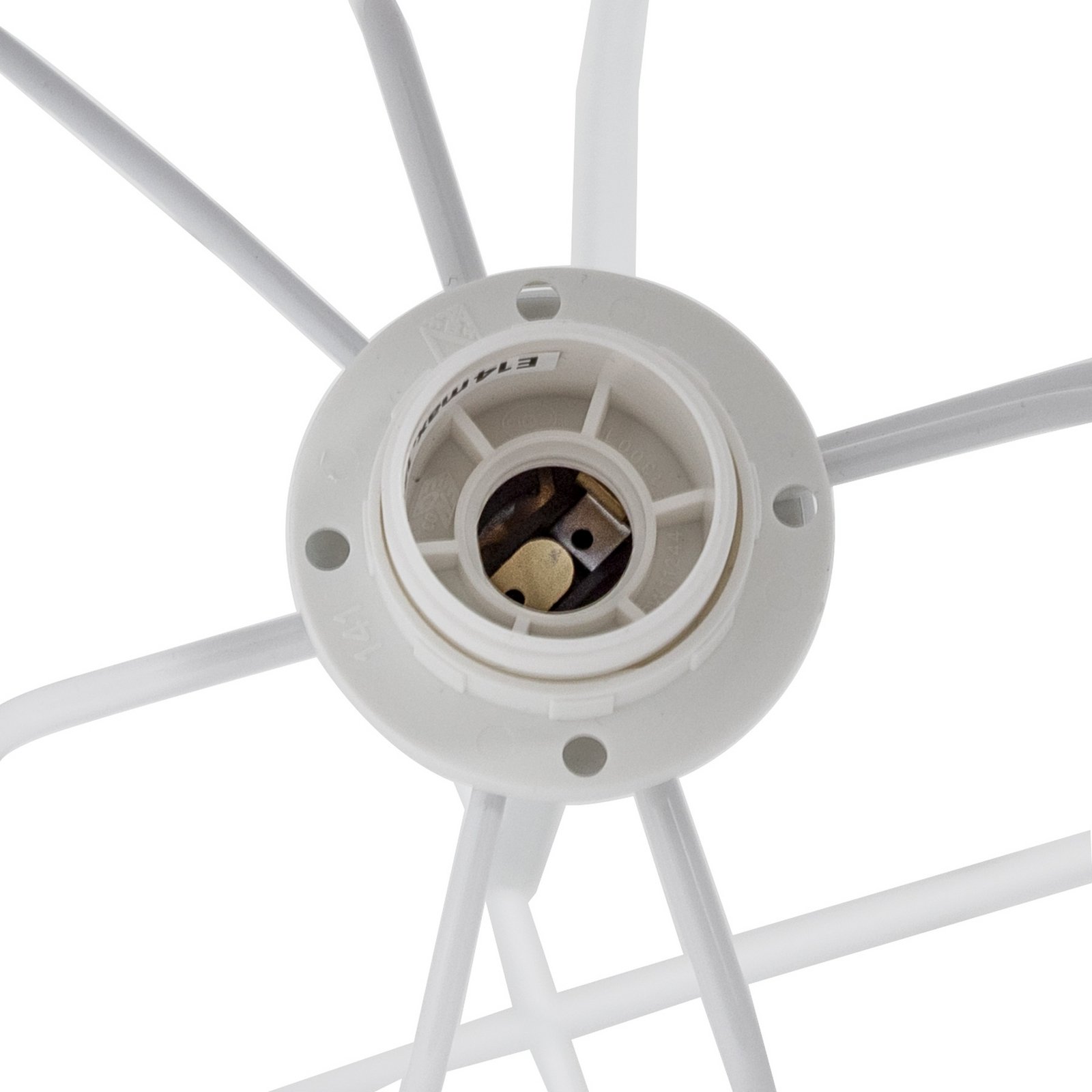 Stolní lampa Trixi, kov, látka, šalvějově zelená, bílá