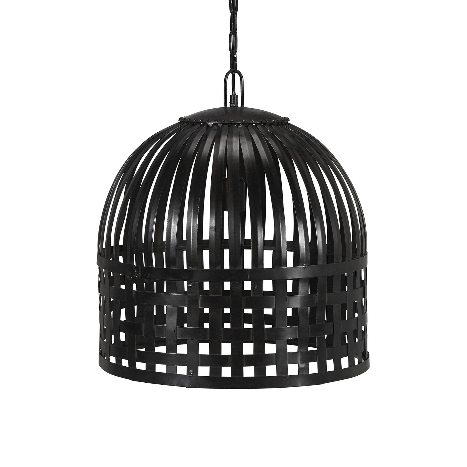 "PR Home Sheffield" pakabinamas šviestuvas juodos spalvos, Ø 46 cm