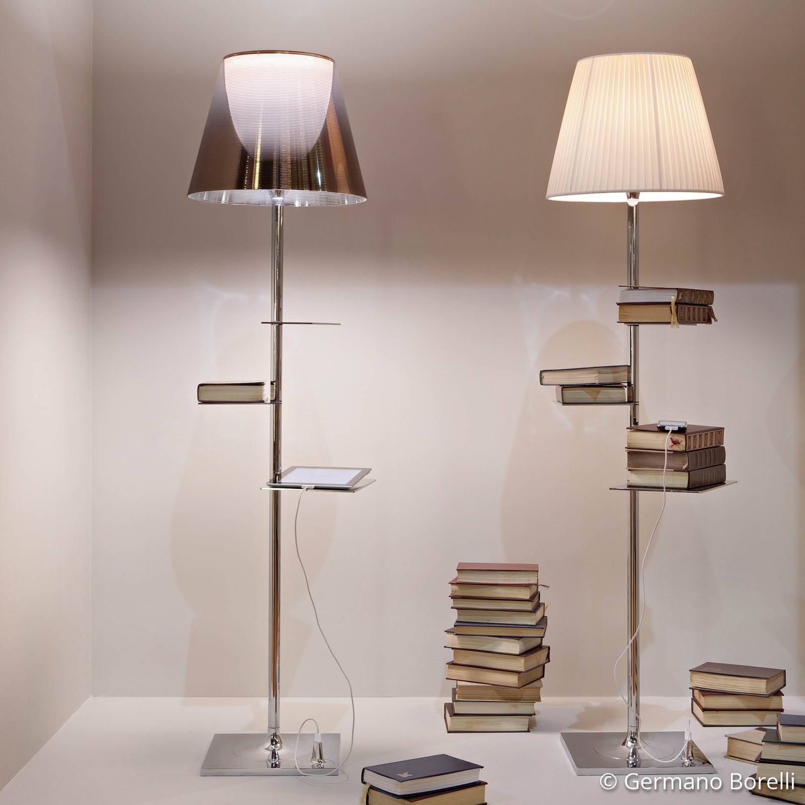 Lampa podłogowa FLOS Bibliotheque Nationale brązowa