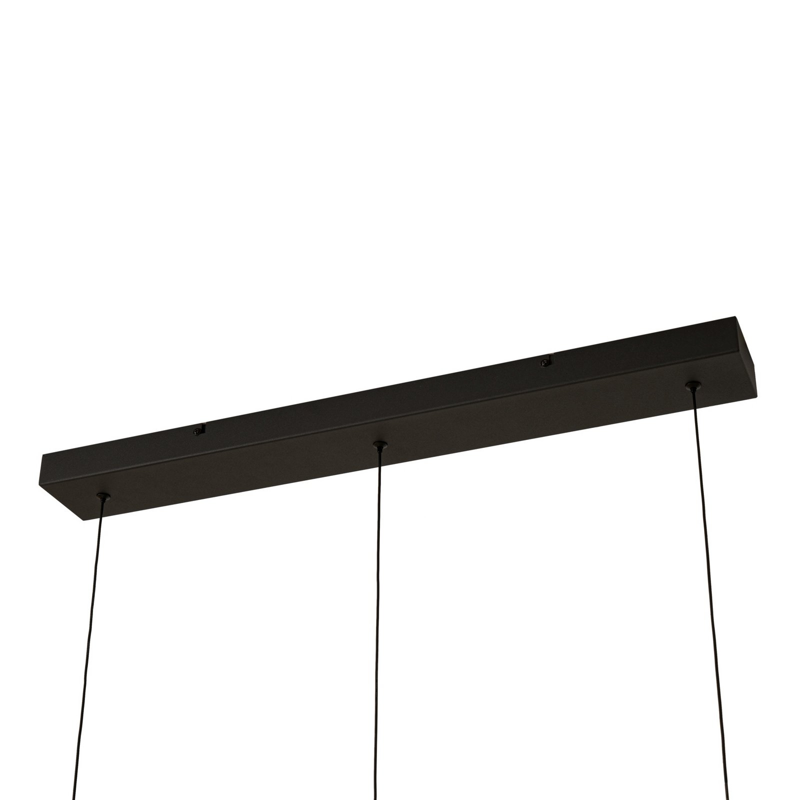 Lucande LED-Hängeleuchte Martis, amber, 3-flg., dimmbar