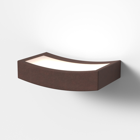LED-Wandleuchte Dolce in Rostoptik, Breite 13 cm