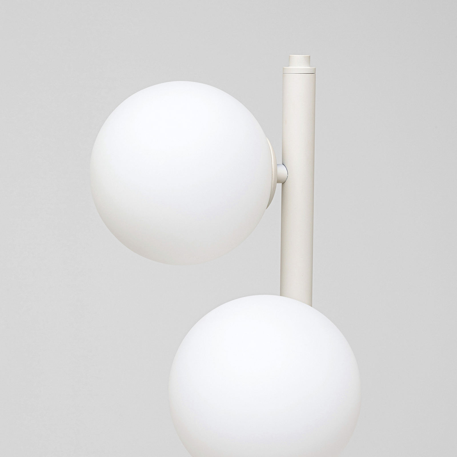 Lampe sur pied KARE Scala Balls, grège, verre, 160 cm, G9