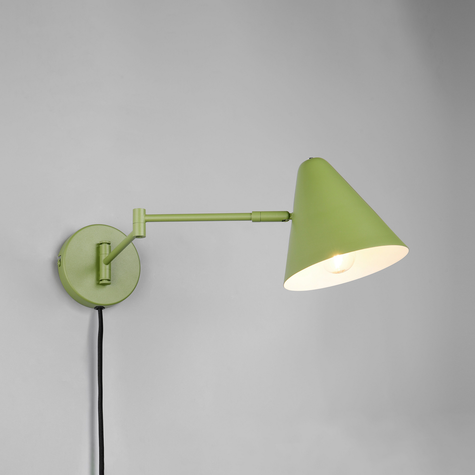 Seinavalgusti Cosima, roheline, ulatus 54 cm, metall Seinavalgusti Cosima, roheline, ulatus 54 cm, metall