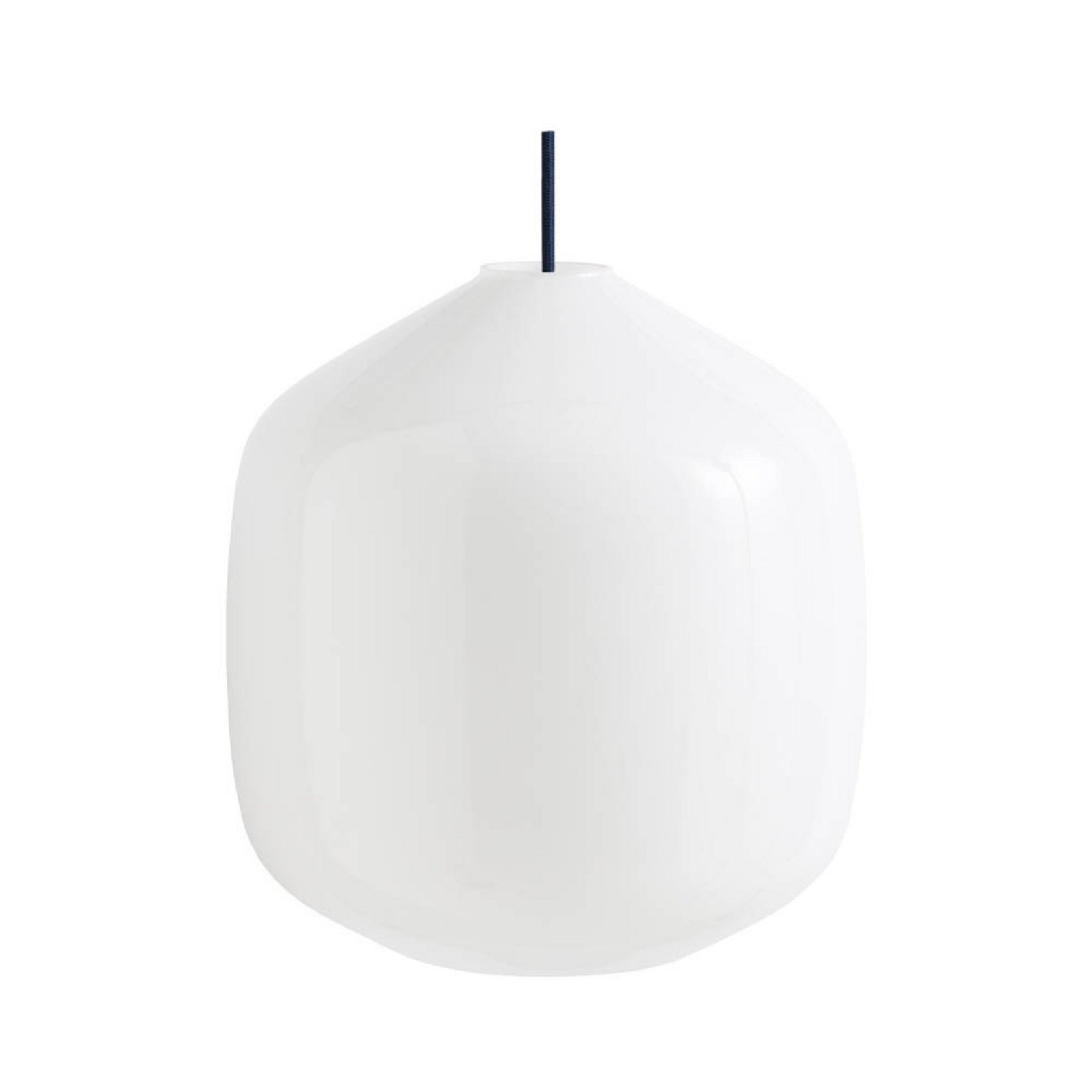 Buoy Glass 300 Lampada a Sospensione Opal/Anthracite Blue - Hay