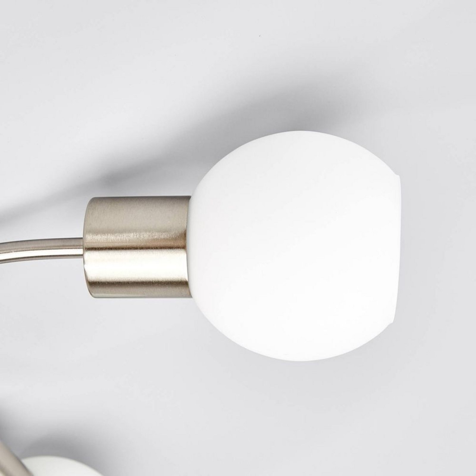 Elaina 5 Taklampe Nickel/Opal - Lindby