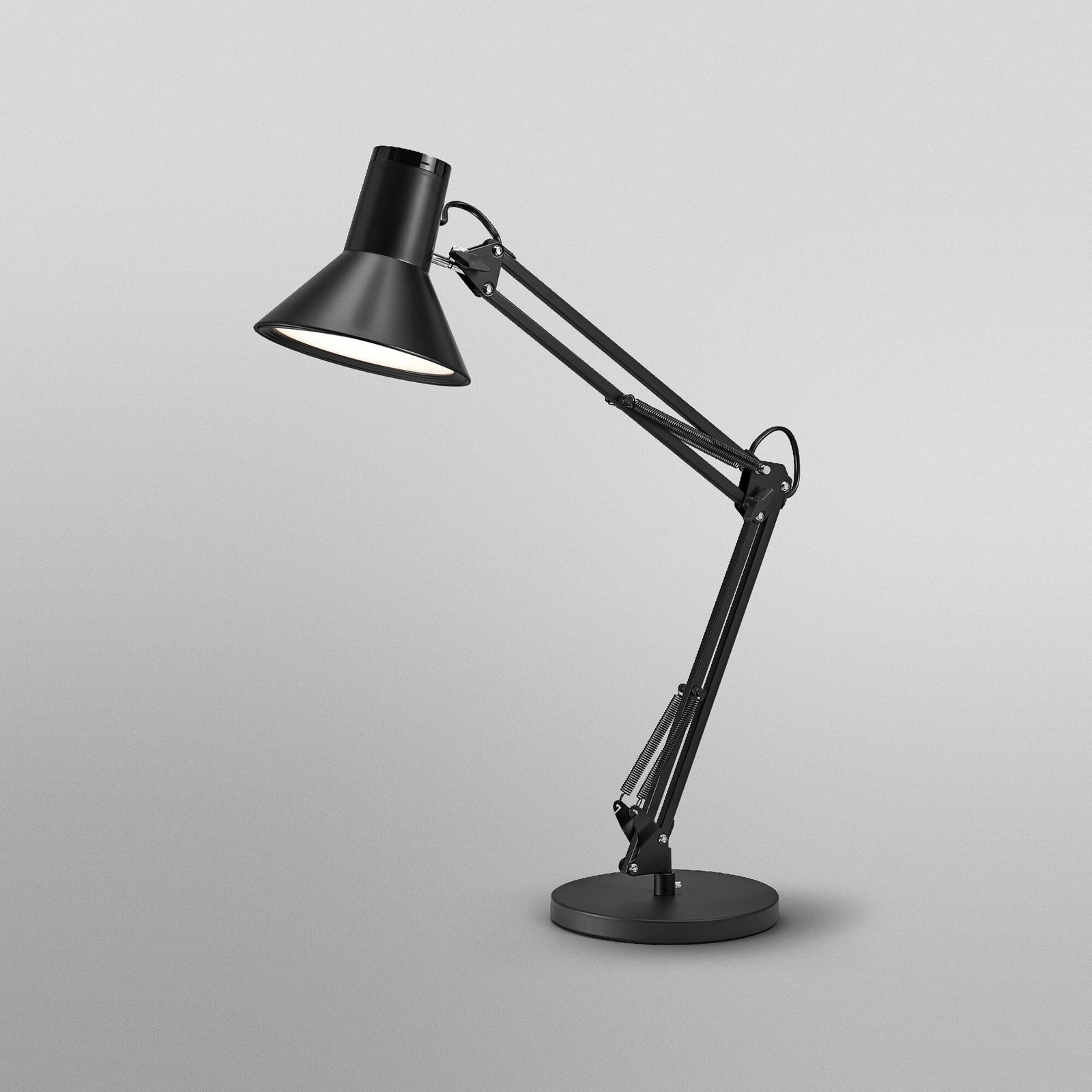 OSRAM LED tafellamp Office Line Desk Retro, zwart 3.000 K