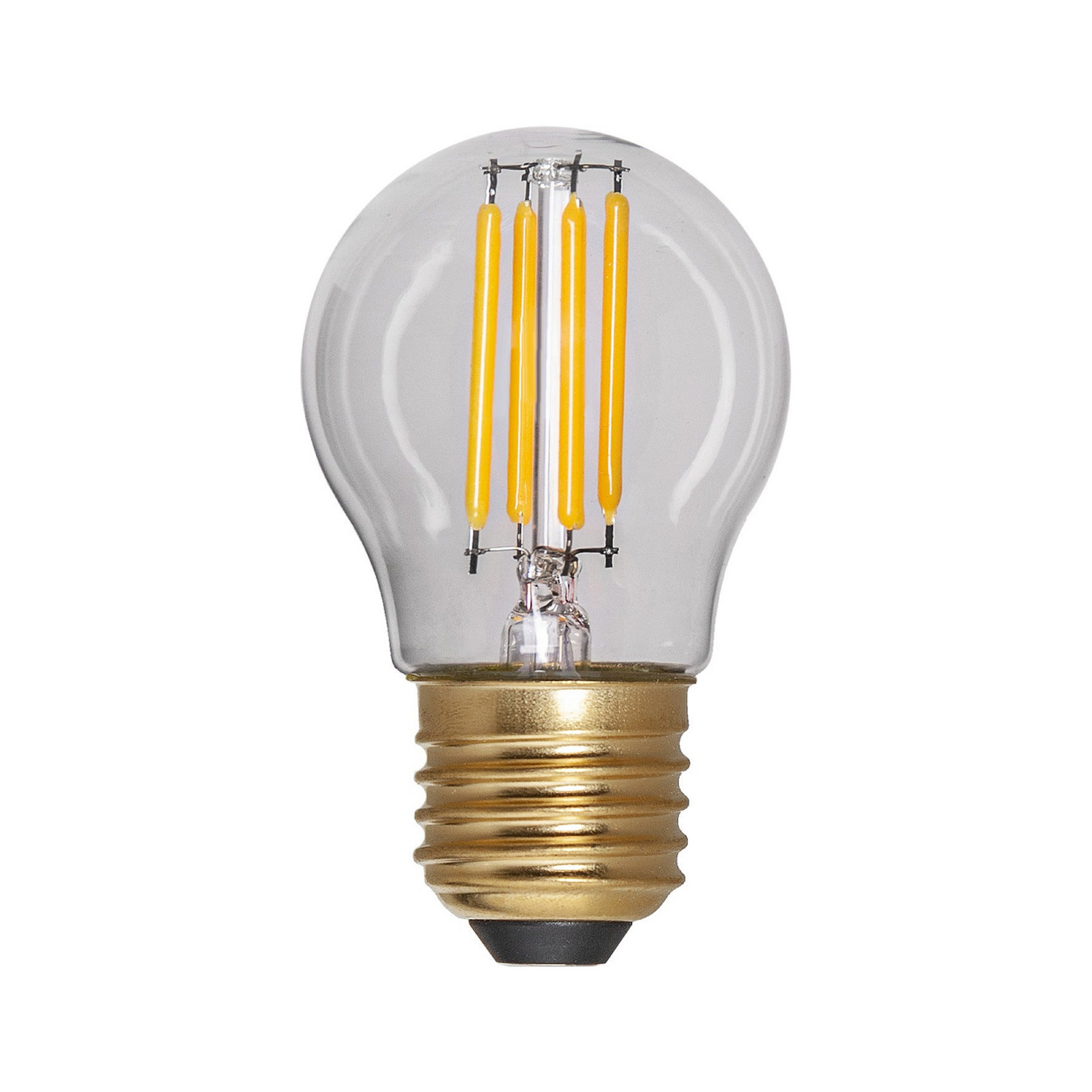 STAR TRADING LED-žarnica Soft Glow E27 G45, 250 lm, 3 W, 2100 K, prozorna, z možnostjo