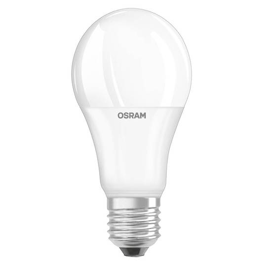 OSRAM LED-lampa E27 5,8 W opal dagsljussensor